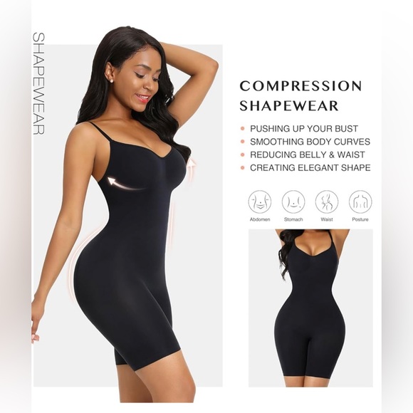 ShapewearTummy Control Full Bust Body Shaper Bodysuit xs - Picture 4 of 6